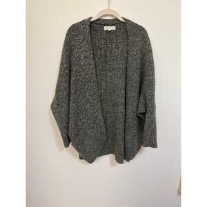 Women's Lou and Grey for Loft Green Cocoon Sweater with Pockets - Size Small